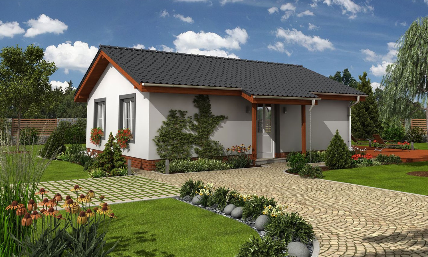 BUNGALOW 11 | Obľúbený Projekt Pre Murovaný Rodinný Dom Na Malý Pozemok ...